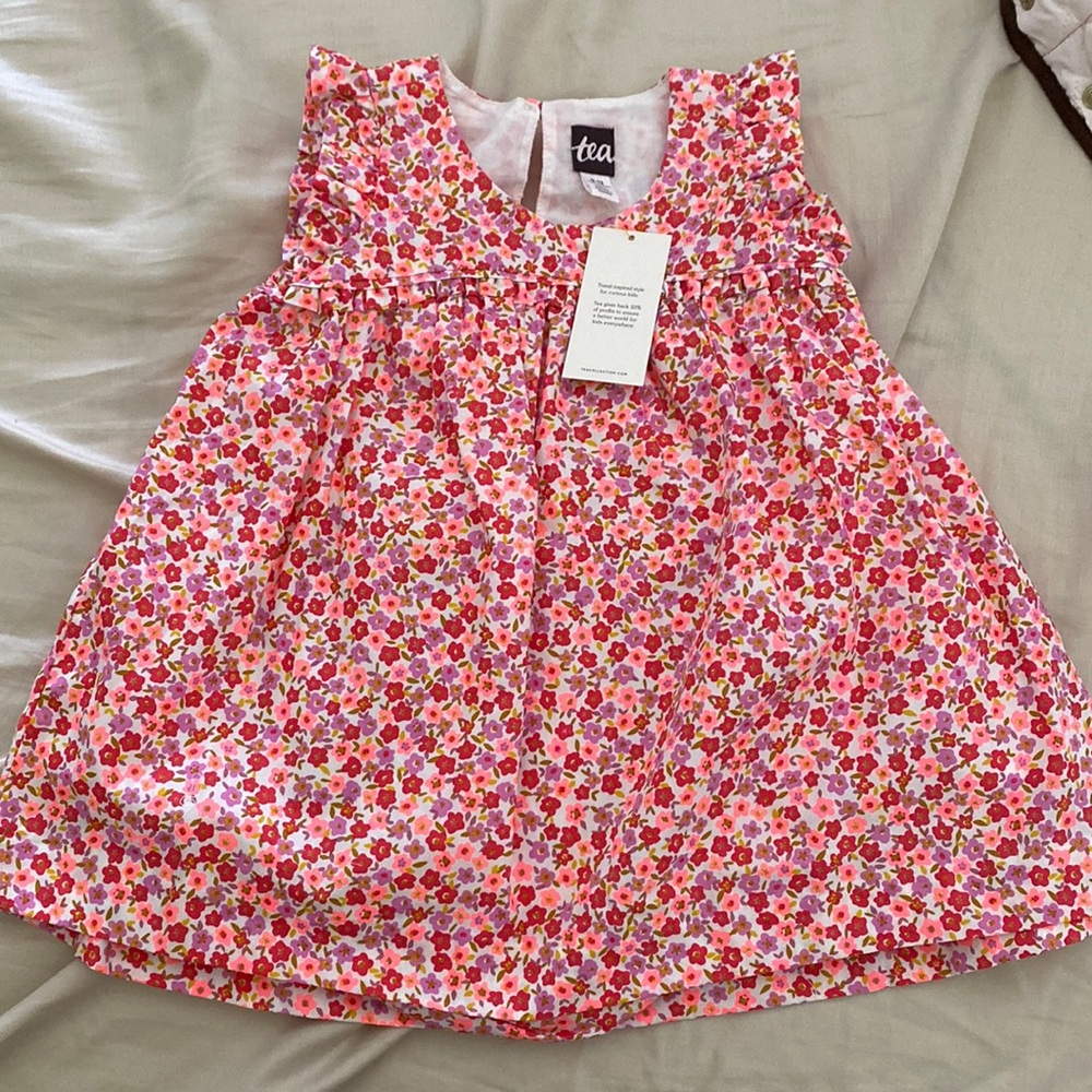 NWT Tea Collection Dress - Floral Size 9-12